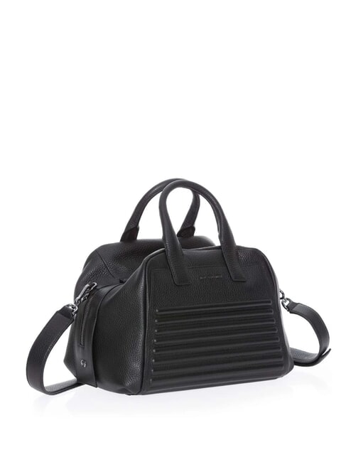 I-CON Borsa bowling piccola in pelle Nero - Borse Donna