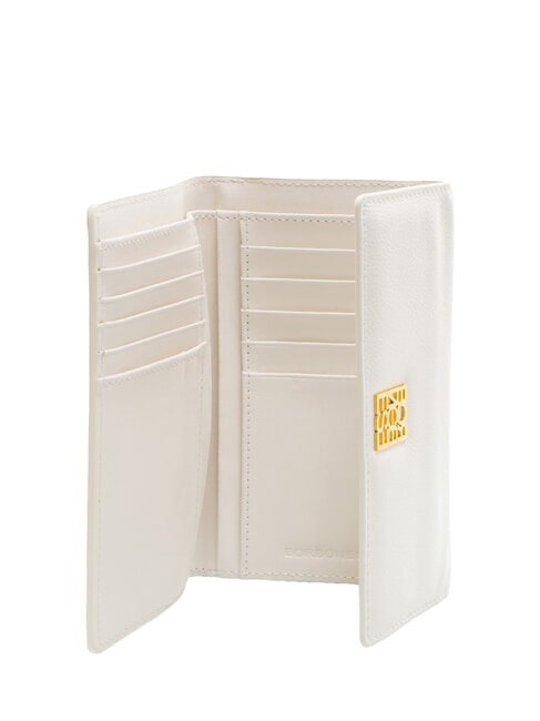 LETTERING PLATE  Portafoglio Donna in pelle bianco - Portafogli Donna