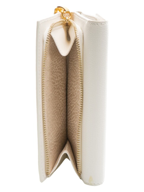 LETTERING PLATE  Portafoglio Donna in pelle bianco - Portafogli Donna