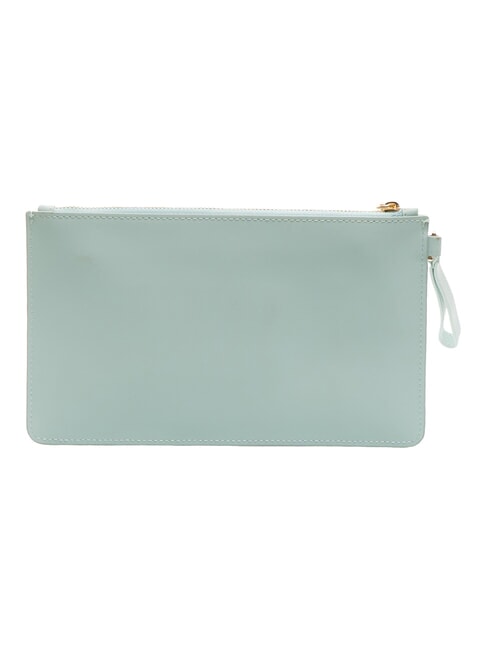 LETTERING Pochette in pelle con polsierina marine - Borse Donna