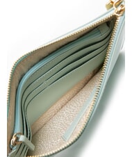 BORBONESE LETTERING Pochette in pelle con polsierina marine - Borse Donna - 5