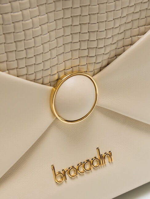 NAOMI Zaino tondo in pelle beige - Borse Donna