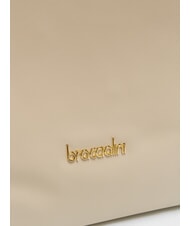 BRACCIALINI NAOMI Borsa a spalla in pelle beige - Borse Donna - 3