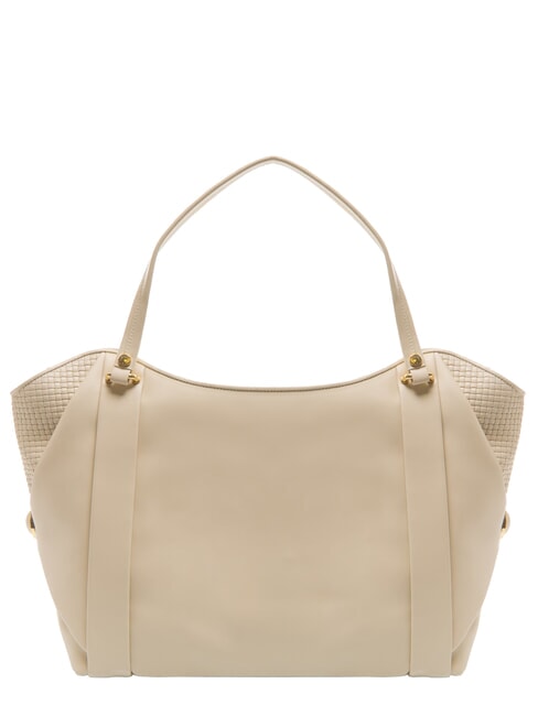 NAOMI Borsa a spalla in pelle beige - Borse Donna
