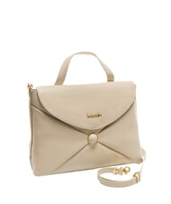 BRACCIALINI NAOMI Borsa a cartelletta in pelle beige - Borse Donna - 2