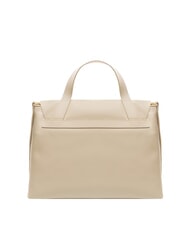 BRACCIALINI NAOMI Borsa a cartelletta in pelle beige - Borse Donna - 4