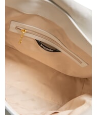 BRACCIALINI NAOMI Borsa a cartelletta in pelle bianco - Borse Donna - 5