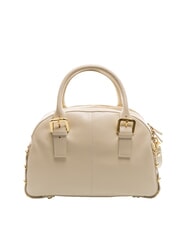 BRACCIALINI NORA Borsa a bauletto pelle con fibbie beige - Borse Donna - 4