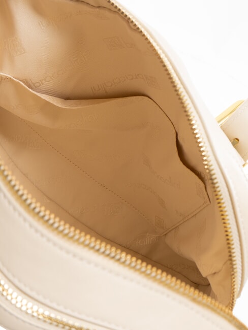 NORA Borsa a bauletto pelle con fibbie beige - Borse Donna