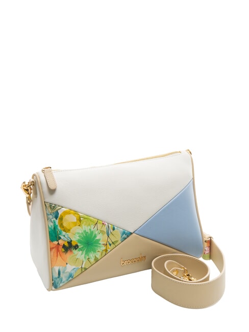 NICOLE Borsa patchwork in pelle a tracolla multi - Borse Donna