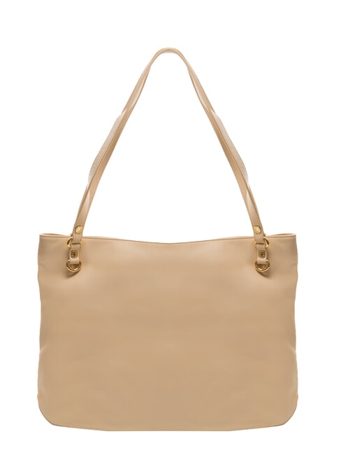 NAOMI Borsa a spalla in pelle con catena beige - Borse Donna