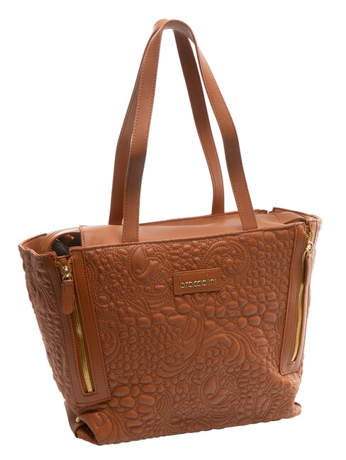 GINGER Borsa shopping a spalla marrone - Borse Donna