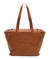 BRACCIALINI GINGER Borsa shopping a spalla marrone - Borse Donna - 5