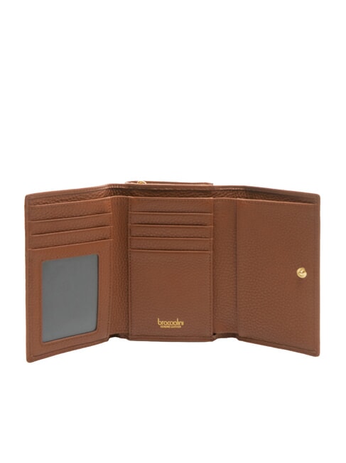 BASIC Portafoglio medio in pelle marrone - Portafogli Donna