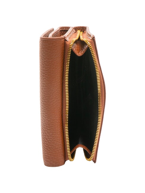 BASIC Portafoglio medio in pelle marrone - Portafogli Donna