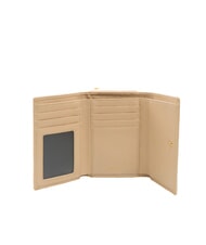 BRACCIALINI BASIC Portafoglio medio in pelle beige - Portafogli Donna - 2