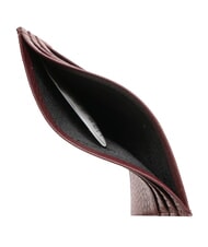 BRACCIALINI BASIC Porta carte credito pelle bordeaux - Portafogli Donna - 3