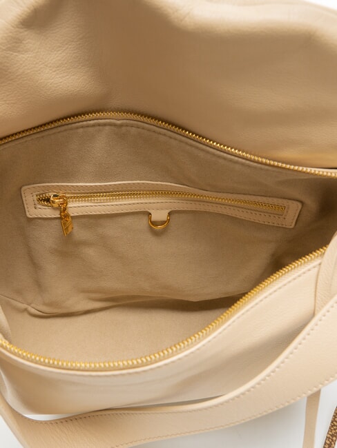 NUEVE  Borsa a spalla, in pelle sabbia - Borse Donna