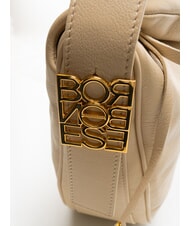 BORBONESE NUEVE  Borsa a spalla, in pelle sabbia - Borse Donna - 5