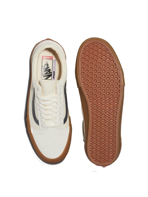 SKATE OLD SKOOL  Sneakers in pelle marshmallow/gum - Scarpe Unisex