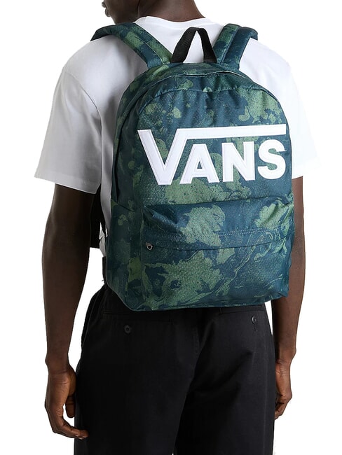 OLD SKOOL DROP V  Zaino porta PC 15" dress blues/dark forest - Zaini Scuola & Tempo Libero