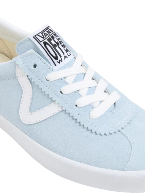 SPORT LOW  Sneakers in pelle baby blue/white - Scarpe Unisex