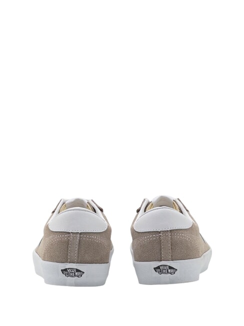 SPORT LOW  Sneakers in pelle khaki/white - Scarpe Unisex