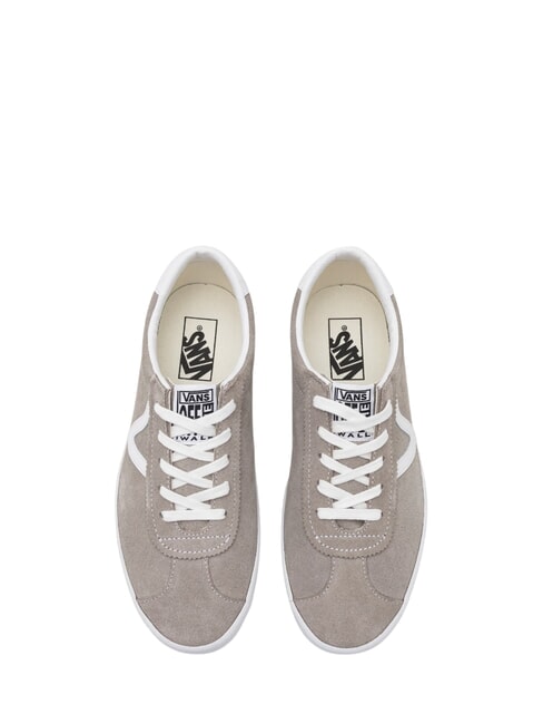 SPORT LOW  Sneakers in pelle khaki/white - Scarpe Unisex
