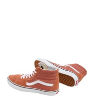 VANS SK8-HI  Sneakers in pelle color theory auburn - Scarpe Unisex - 3