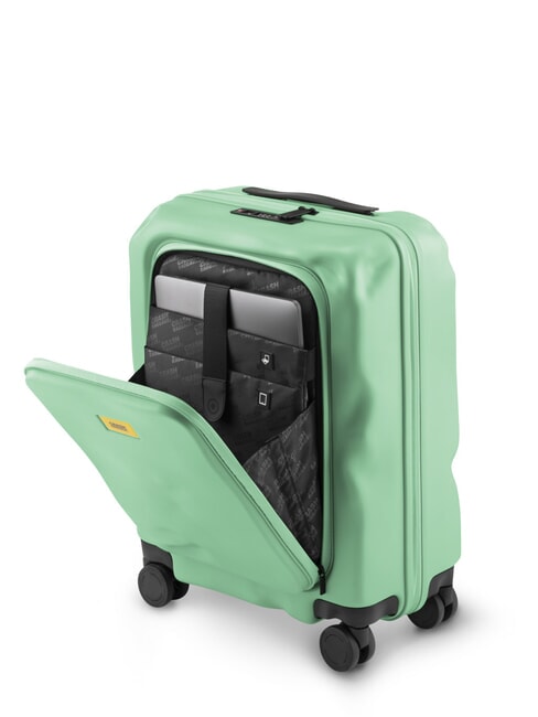 SMART Trolley bagaglio cabina, tasca porta pc 15" sage green - Bagagli a mano