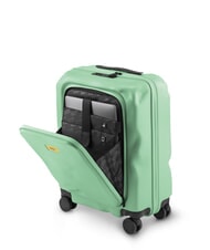 CRASH BAGGAGE SMART Trolley bagaglio cabina, tasca porta pc 15" sage green - Bagagli a mano - 3
