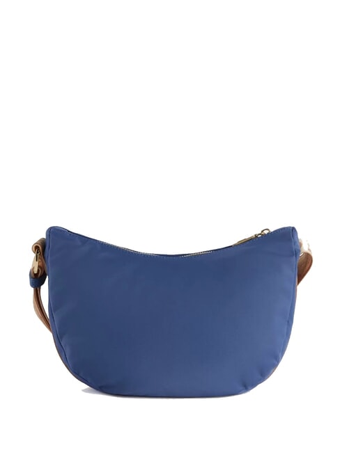 NYLON ECO VIBE Borsa mezzaluna piccola denim - Borse Donna