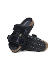 BIRKENSTOCK UJI Sandalo ciabatta in pelle black - Scarpe Donna - 5