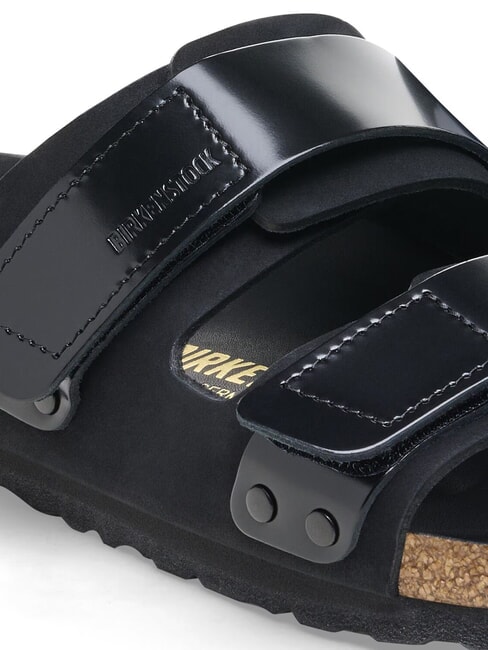 UJI Sandalo ciabatta in pelle black - Scarpe Donna