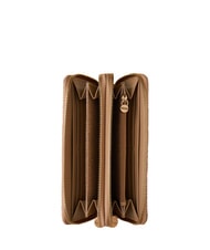 BORBONESE CLASSICA Portafoglio zip around sabbia - Portafogli Donna - 2