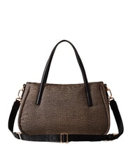 BORBONESE CAHIER  Shopper a spalla, con tracolla OP/NATURALE/NERO - Borse Donna - 3
