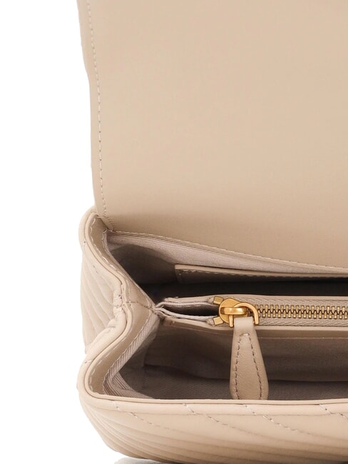 LOVE LADY PUFF Mini Bag a mano, con tracolla beige-grigio fumo-antique gold - Borse Donna