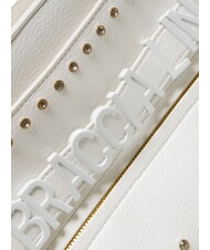 BRACCIALINI GISELLE Borsa tote con logo metallico bianco - Borse Donna - 3