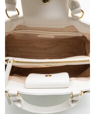 BRACCIALINI GISELLE Borsa tote con logo metallico bianco - Borse Donna - 5