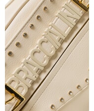 BRACCIALINI GISELLE Borsa bauletto logo metallico beige - Borse Donna - 3