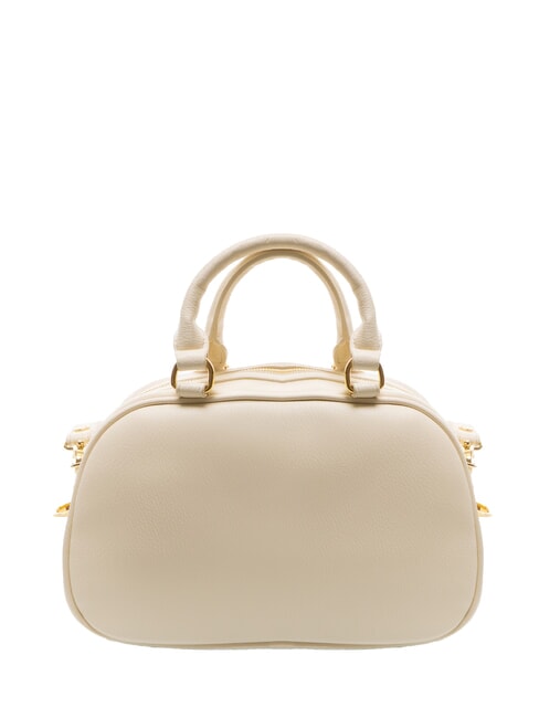GISELLE Borsa bauletto logo metallico beige - Borse Donna