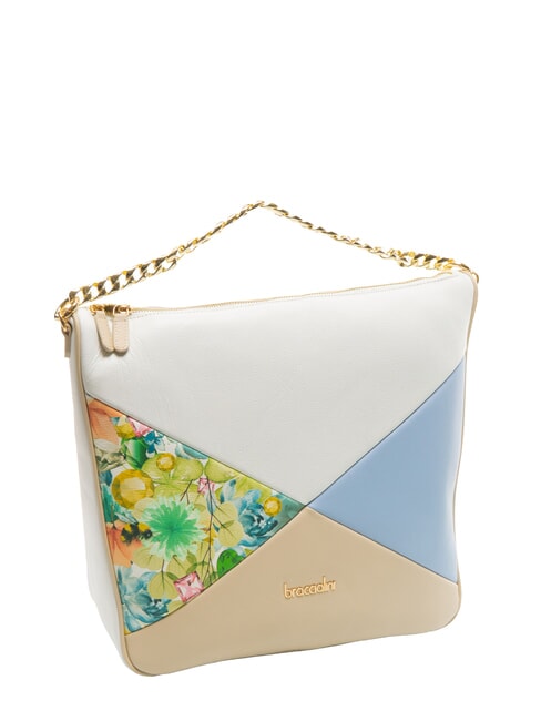 NICOLE Borsa sacca patchwork in pelle multi - Borse Donna