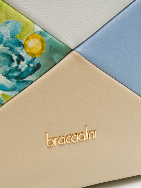 NICOLE Borsa sacca patchwork in pelle multi - Borse Donna