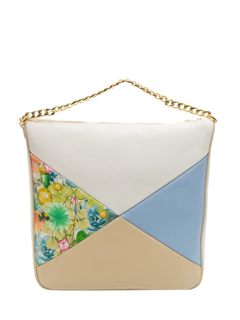 NICOLE Borsa sacca patchwork in pelle multi - Borse Donna