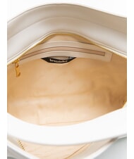 BRACCIALINI GRETA Borsa a sacca in pelle bianco - Borse Donna - 3