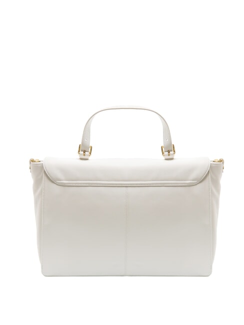 GRETA Borsa cartelletta in pelle con tracolla bianco - Borse Donna