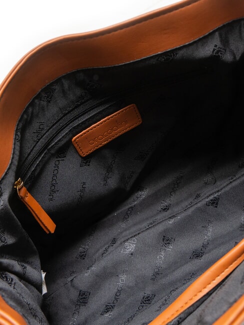 GINGER Borsa a tracolla con flap marrone - Borse Donna