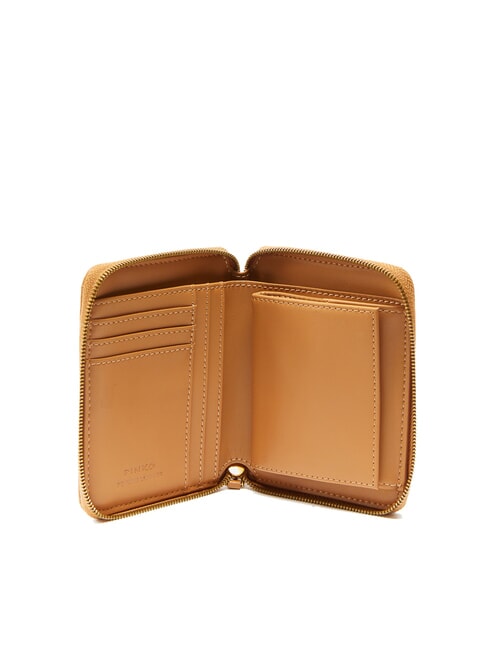 TAYLOR Quilted Portafoglio Zip Around torrone-antique gold - Portafogli Donna