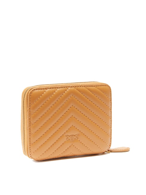 TAYLOR Quilted Portafoglio Zip Around torrone-antique gold - Portafogli Donna