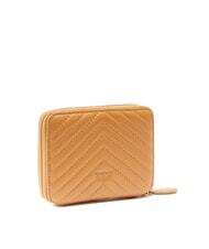 PINKO TAYLOR Quilted Portafoglio Zip Around torrone-antique gold - Portafogli Donna - 3